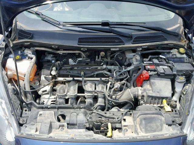 3FADP4BJ8GM184983 - 2016 FORD FIESTA SE BLUE photo 7