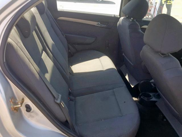 KL1TD56607B061266 - 2007 CHEVROLET AVEO BASE ნაცრისფერი ფოტო 6