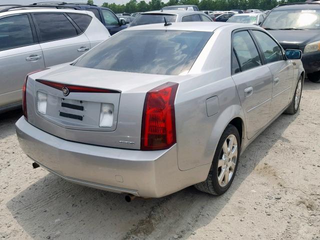 1G6DP577170115930 - 2007 CADILLAC CTS HI FEA SILVER photo 4