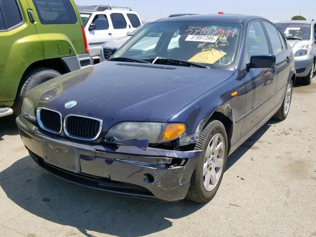 WBAEU33423PM55175 - 2003 BMW 325 XI BLUE photo 2