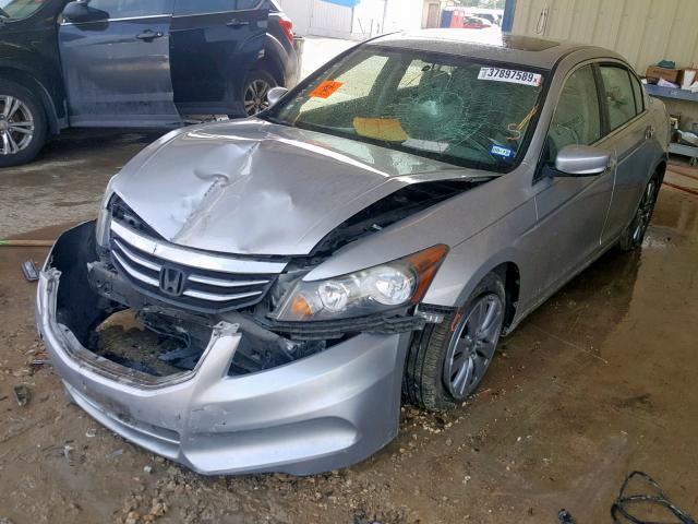 1HGCP2F8XCA098035 - 2012 HONDA ACCORD EXL GRAY photo 2