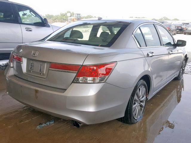 1HGCP2F8XCA098035 - 2012 HONDA ACCORD EXL GRAY photo 4