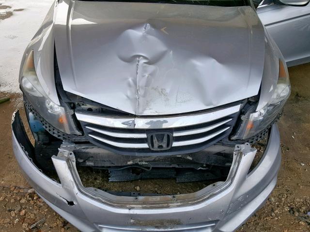 1HGCP2F8XCA098035 - 2012 HONDA ACCORD EXL GRAY photo 7