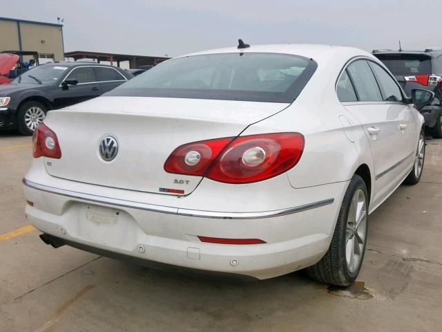 WVWHN7AN7AE533099 - 2010 VOLKSWAGEN CC LUXURY WHITE photo 4