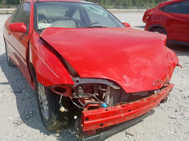 1G1JH12F427420044 - 2002 CHEVROLET CAVALIER L RED photo 9