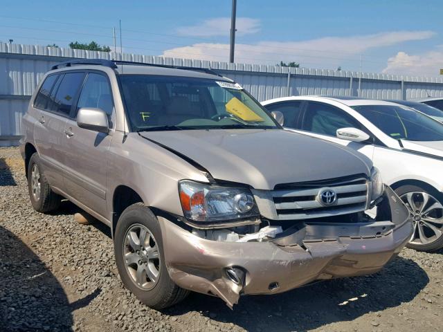 JTEDP21A460123238 - 2006 TOYOTA HIGHLANDER GOLD photo 1