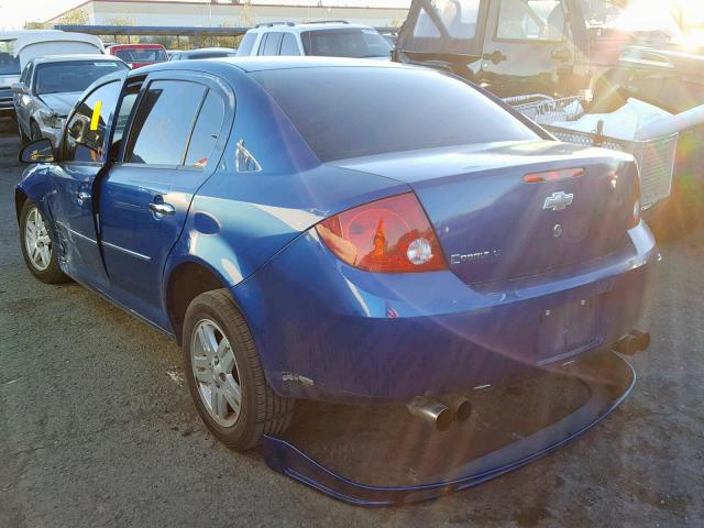 1G1AZ54F857565013 - 2005 CHEVROLET COBALT LT BLUE photo 3