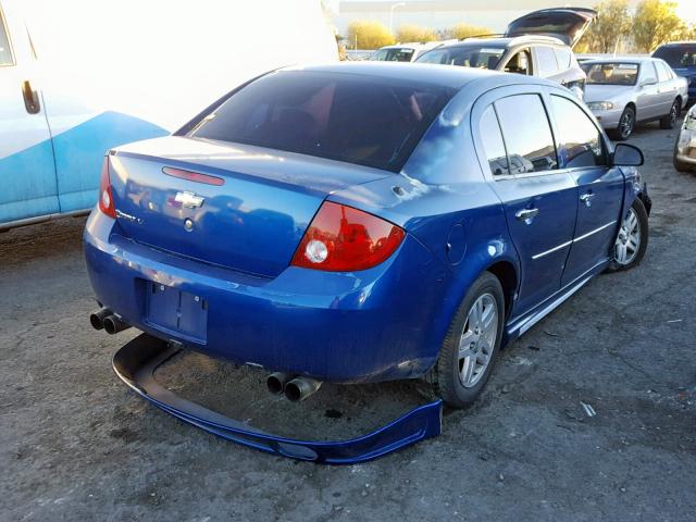 1G1AZ54F857565013 - 2005 CHEVROLET COBALT LT BLUE photo 4