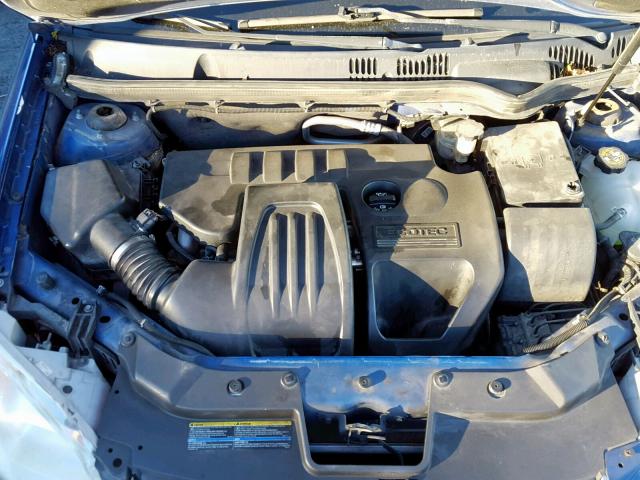 1G1AZ54F857565013 - 2005 CHEVROLET COBALT LT BLUE photo 7