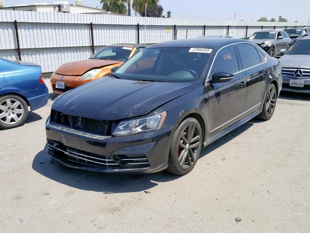 1VWAT7A37GC060599 - 2016 VOLKSWAGEN PASSAT S BLACK photo 2