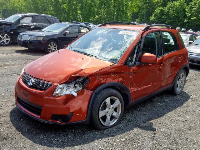 JS2YB5A31C6308370 - 2012 SUZUKI SX4 ORANGE photo 2