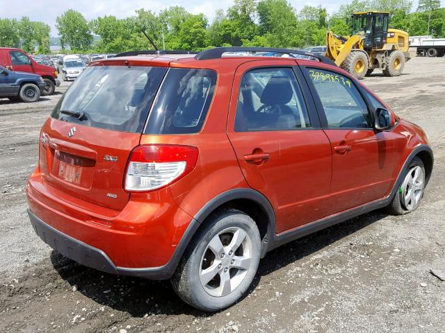 JS2YB5A31C6308370 - 2012 SUZUKI SX4 ORANGE photo 4