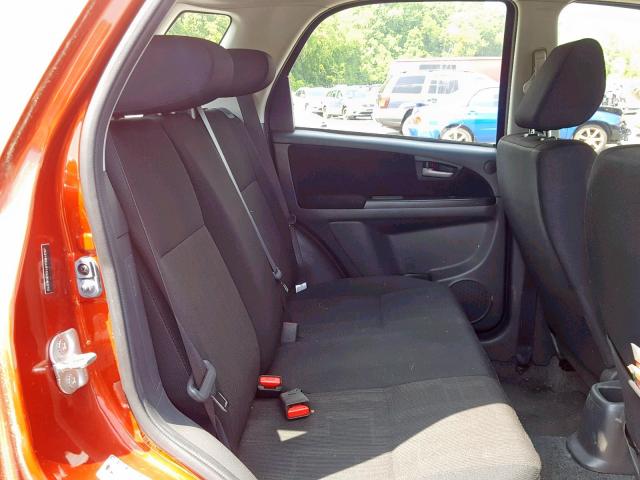 JS2YB5A31C6308370 - 2012 SUZUKI SX4 ORANGE photo 6