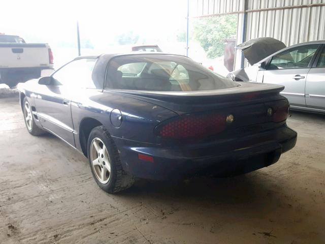 2G2FS22K112108646 - 2001 PONTIAC FIREBIRD BLUE photo 3