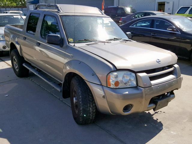 1N6ED27T24C481733 - 2004 NISSAN FRONTIER C GRAY photo 1