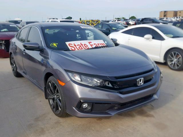 19XFC2F82KE016561 - 2019 HONDA CIVIC SPOR GRAY photo 1