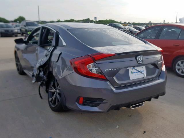 19XFC2F82KE016561 - 2019 HONDA CIVIC SPOR GRAY photo 3