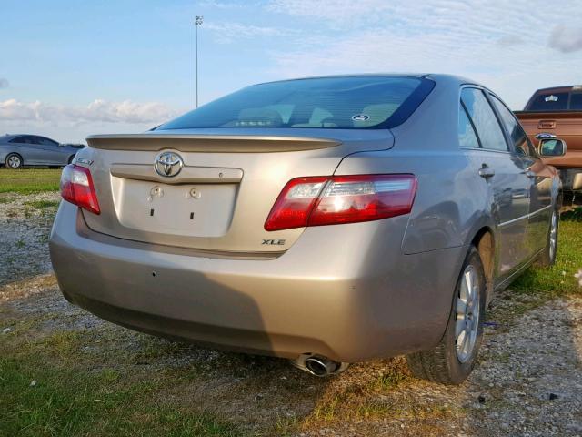 4T1BE46K87U594927 - 2007 TOYOTA CAMRY NEW GOLD photo 4