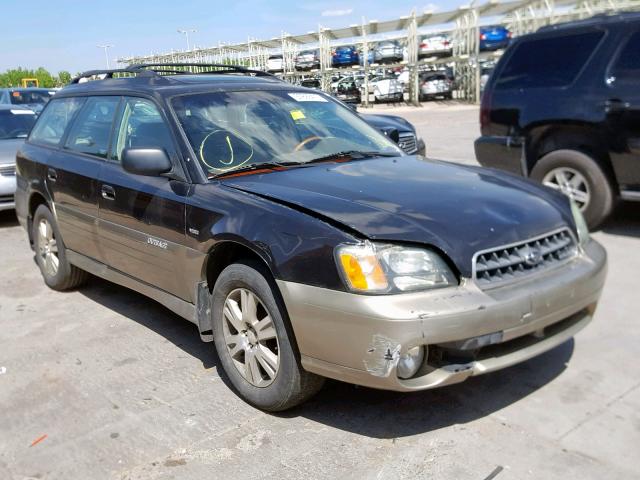 4S3BH896X47609942 - 2004 SUBARU LEGACY OUT BLACK photo 1