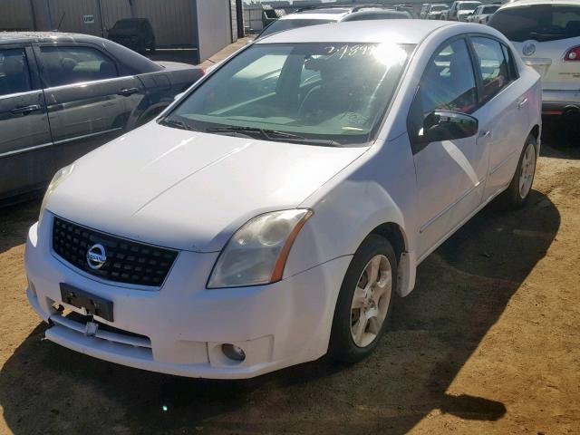 3N1AB61E68L720125 - 2008 NISSAN SENTRA 2.0 WHITE photo 2