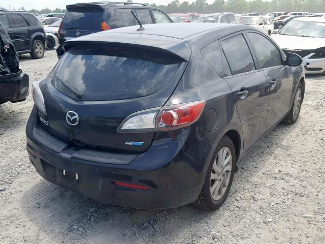 JM1BL1L72C1661977 - 2012 MAZDA 3 I BLACK photo 4