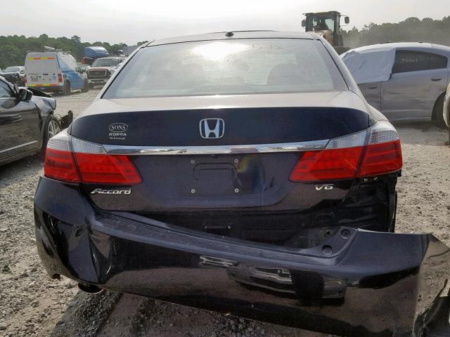 1HGCR3F87EA043805 - 2014 HONDA ACCORD EXL BLACK photo 9