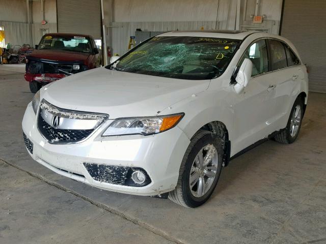 5J8TB4H50EL009173 - 2014 ACURA RDX TECHNO WHITE photo 2