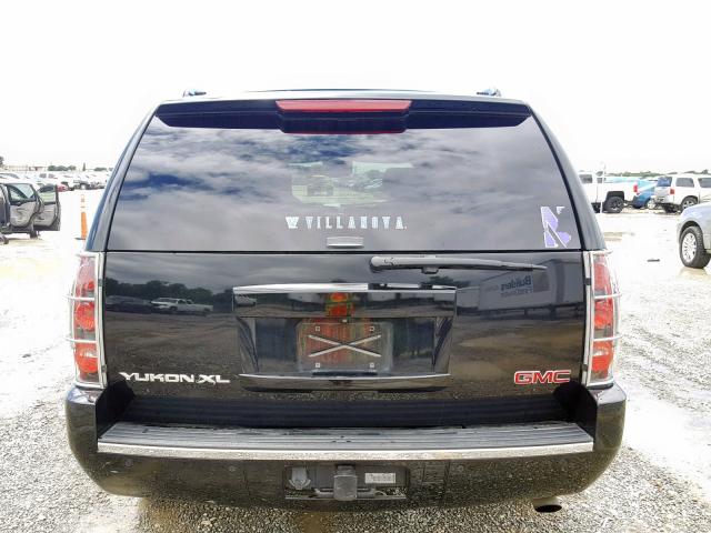 1GKFK66837J311287 - 2007 GMC YUKON XL D BLACK photo 9