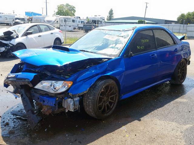 JF1GD74677G517670 - 2007 SUBARU IMPREZA WR BLUE photo 2