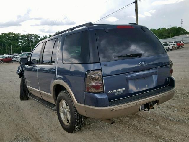 1FMZU74W42UA72510 - 2002 FORD EXPLORER E BLUE photo 3