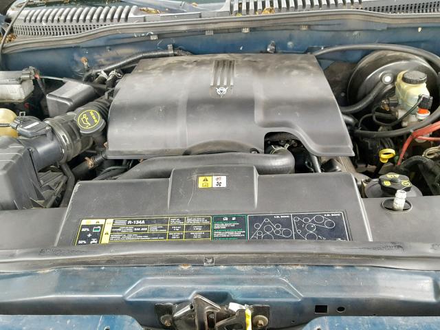 1FMZU74W42UA72510 - 2002 FORD EXPLORER E BLUE photo 7