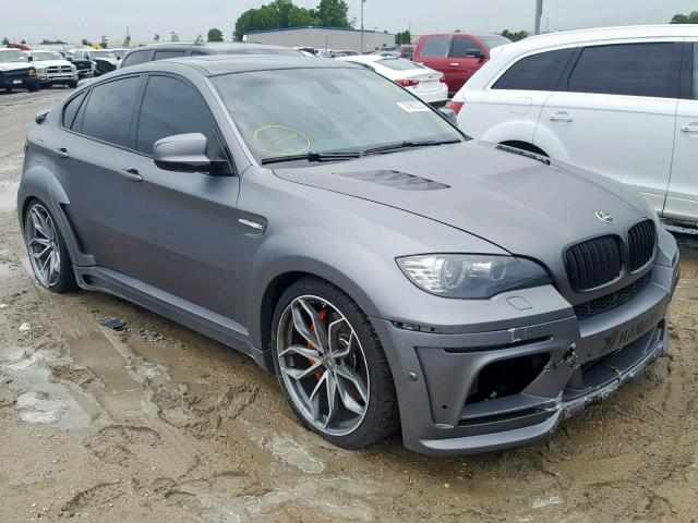 5YMGZ0C57CLL29610 - 2012 BMW X6 M GRAY photo 1