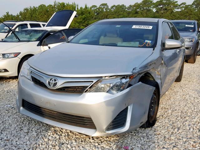 4T4BF1FK5CR269292 - 2012 TOYOTA CAMRY BASE SILVER photo 2
