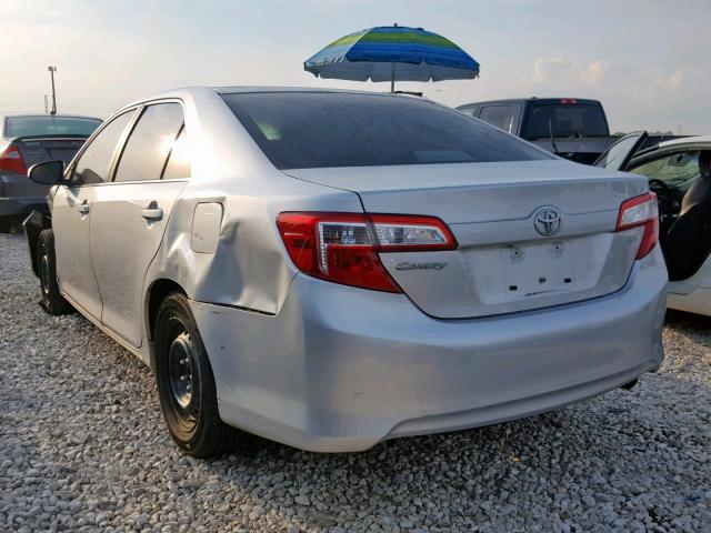 4T4BF1FK5CR269292 - 2012 TOYOTA CAMRY BASE SILVER photo 3