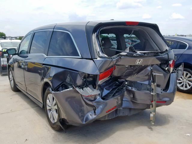 5FNRL5H38GB149231 - 2016 HONDA ODYSSEY SE GRAY photo 3