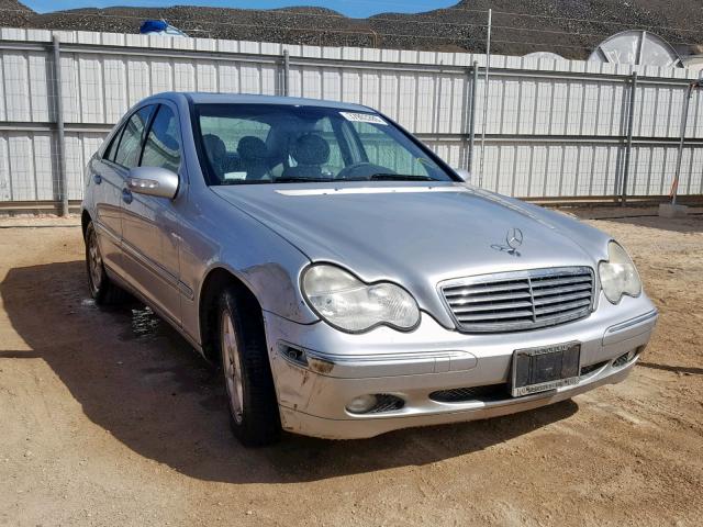 WDBRF61J54E018193 - 2004 MERCEDES-BENZ C 240 SILVER photo 1