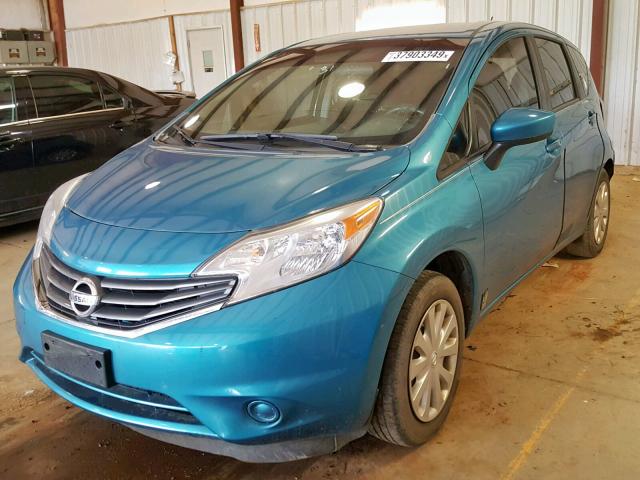 3N1CE2CP3FL447973 - 2015 NISSAN VERSA NOTE BLUE photo 2