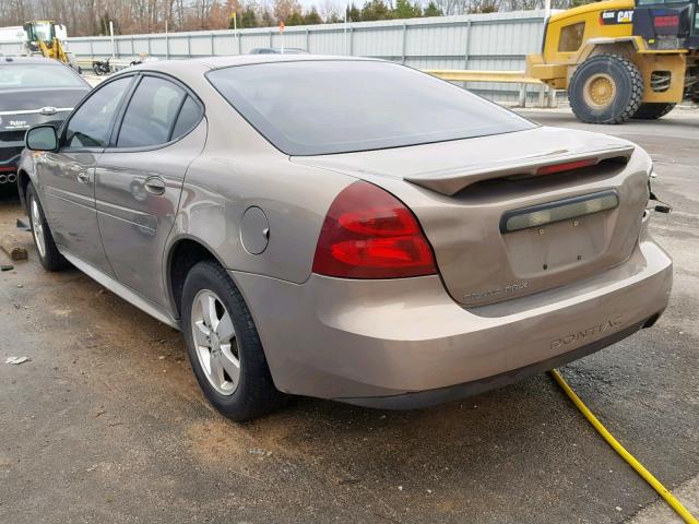 2G2WP552861299249 - 2006 PONTIAC GRAND PRIX GOLD photo 3