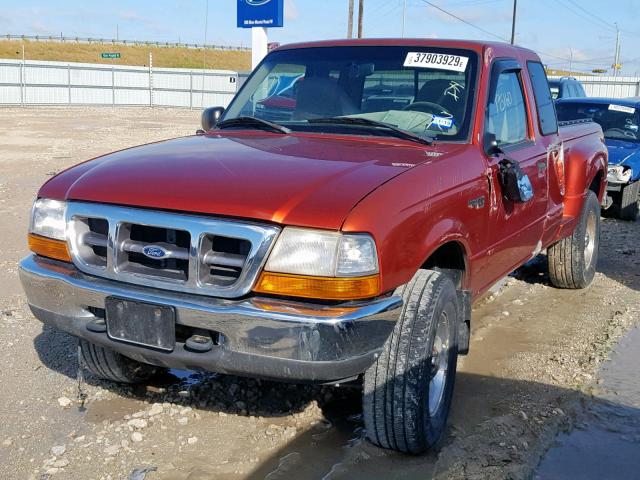 1FTZR15V2XTA67683 - 1999 FORD RANGER SUP ORANGE photo 2