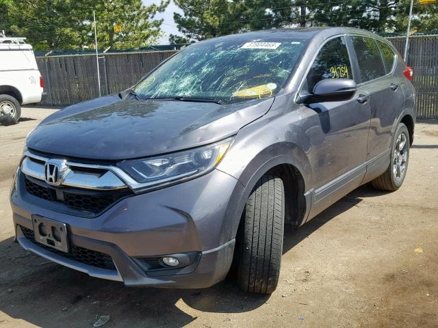 2HKRW2H86HH632186 - 2017 HONDA CR-V EXL GRAY photo 2