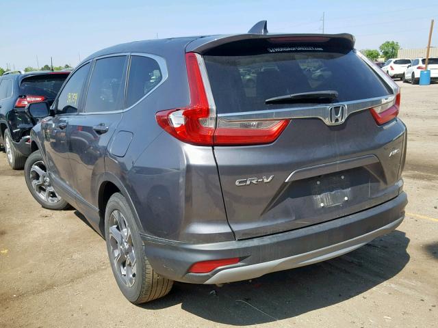 2HKRW2H86HH632186 - 2017 HONDA CR-V EXL GRAY photo 3