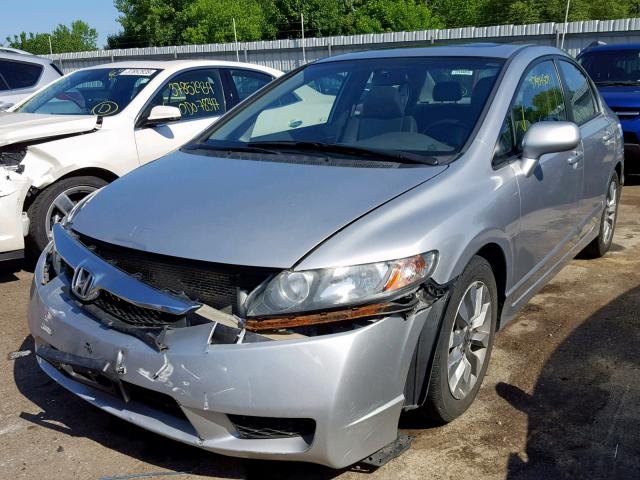 19XFA1F90AE065149 - 2010 HONDA CIVIC EXL SILVER photo 2