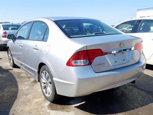 19XFA1F90AE065149 - 2010 HONDA CIVIC EXL SILVER photo 3