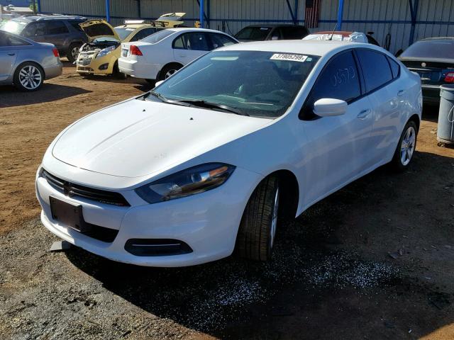 1C3CDFBB8GD591544 - 2016 DODGE DART SXT WHITE photo 2