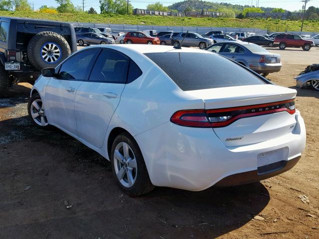 1C3CDFBB8GD591544 - 2016 DODGE DART SXT WHITE photo 3