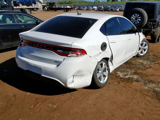 1C3CDFBB8GD591544 - 2016 DODGE DART SXT WHITE photo 4