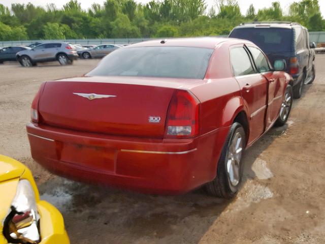 2C3KA53G27H871861 - 2007 CHRYSLER 300 TOURIN RED photo 4