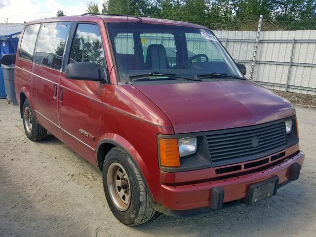 1GNDM19Z4NB122618 - 1992 CHEVROLET ASTRO RED photo 1