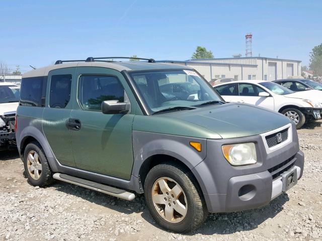 5J6YH28543L030882 - 2003 HONDA ELEMENT EX GREEN photo 1