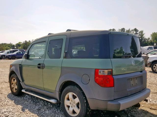 5J6YH28543L030882 - 2003 HONDA ELEMENT EX GREEN photo 3